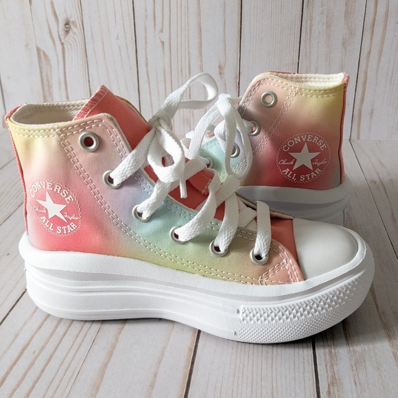 CONVERSE CHUCK TAYLOR ALL STAR MOVE PLATFORM KIDS NIB - Picture 3 of 9